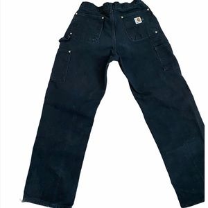 Carhartt black double knee pants